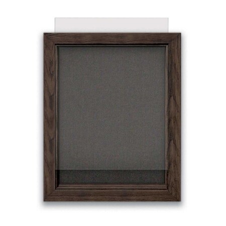 United Visual Products Indoor Enclosed Combo Board, 72"x36", Gold Frame/Black & Pearl UVCB7236G-BLACK-PEARL